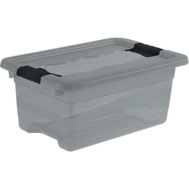 keeeper, Aufbewahrungsbox, Aufbewahrungsbox "cornelia", 4 Liter, crystal-grey (4 l)