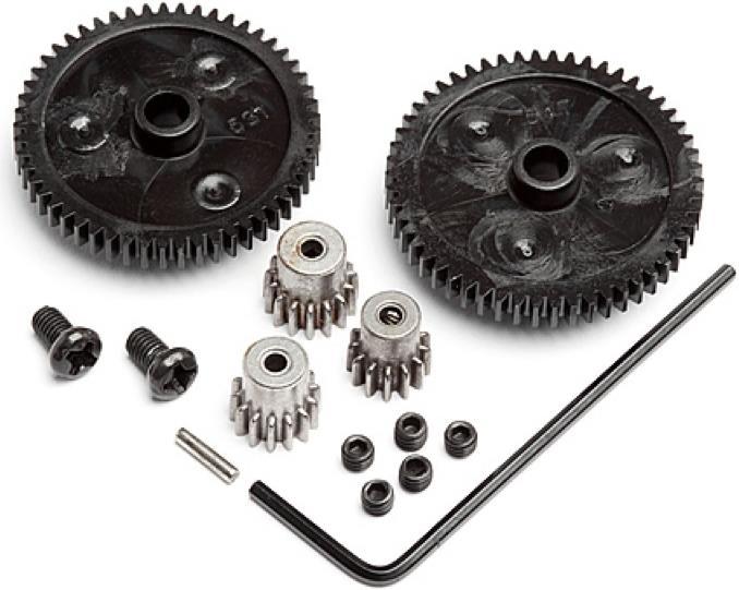 Actual product image HPI Recon -spur gear set (2pcs)/pinion gear set (3pcs)