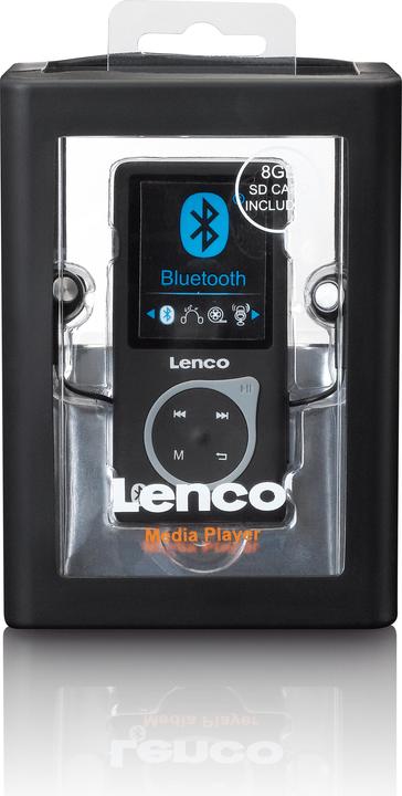 Actual product image Lenco MP-208 - MP3/MP4 player with Bluetooth®- Black (8 GB)