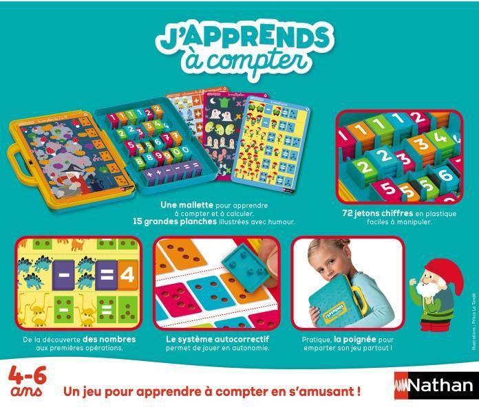 Actual product image Nathan J'apprends A compter (French)