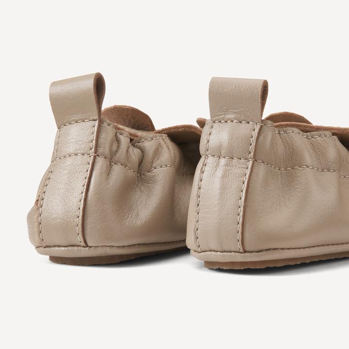 Actual product image La Redoute Collections Weiche Hausschuhe aus Leder (22)