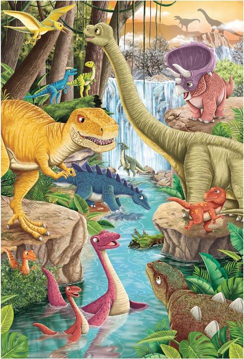Produktbild Schmidt Spiele Spass mit den Dinosauriern 3x24 Teile (24 Teile)