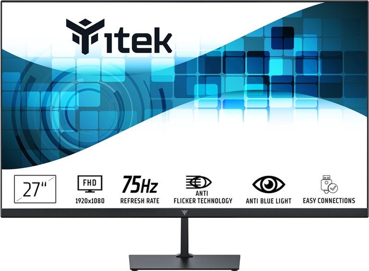 Itek Ecran 27" GWF Full HD (Noir) (1920 x 1080 Pixel, 27")