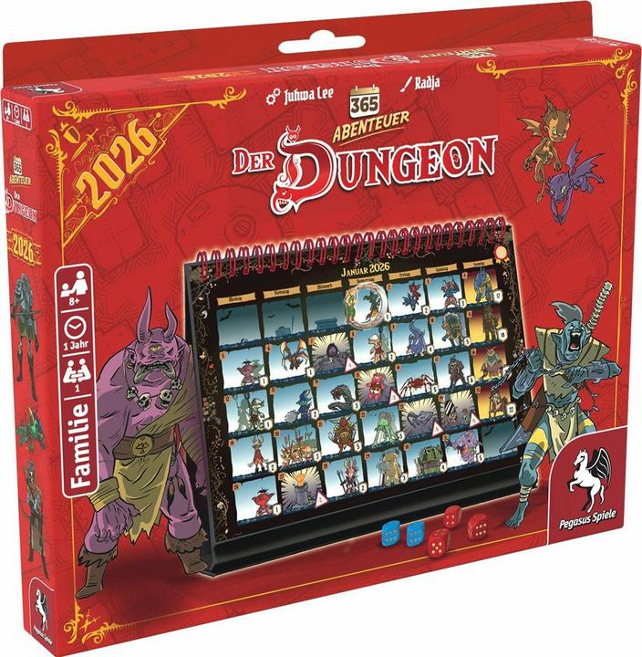 Produktbild Pegasus 365 Abenteuer – Der Dungeon (Edition 2026) (Deutsch, 1 Spieler)