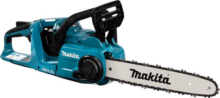 Produktbild Makita DUC 353 PG4 Akku Kettensäge 36V ( 2x18V ) Brushless 35 cm + 4x 6,0 Ah Akku + Doppelladegerät (Akku Kettensäge)