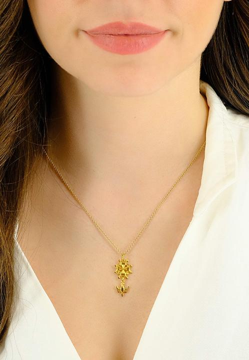 Image du produit Muau Croix huguenote (Or 750/18 K)