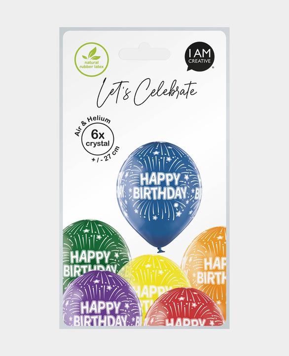 Immagine prodotto I Am Creative Festeggiamo, palloncini (6x)