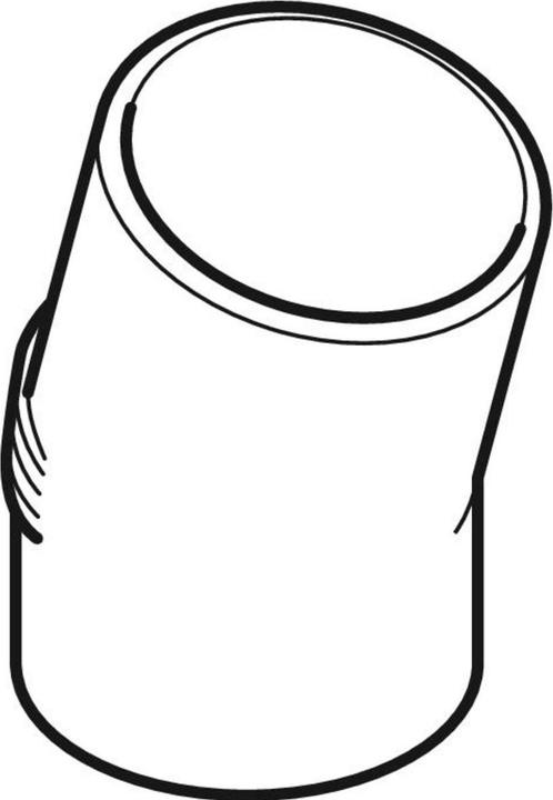 Productafbeelding Geberit Stil-db20 bøjn. 15° 75mm - 307.150.14.1