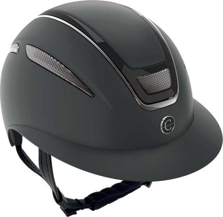 Actual product image Kerbl Reithelm Elite Polo, schwarz, M 56-58 cm (56 - 58 cm)