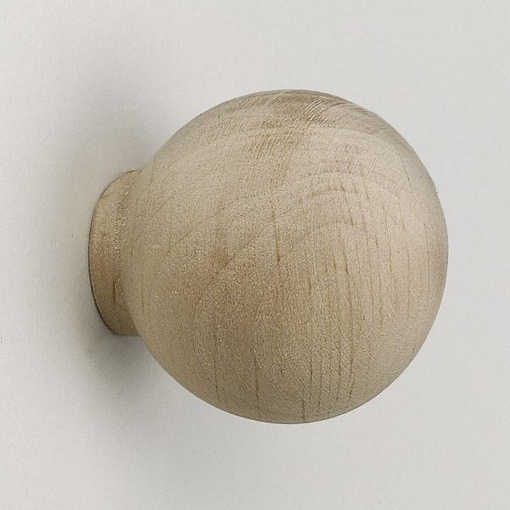 Produktbild Alles im griff Schrankknopf Olwen Griff ø 30 mm Tiefe 34 mm Möbelknopf Türknauf Esche roh