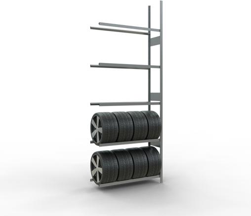 Produktbild Schulte Lagertechnik Räder-Anbauregal MULTIplus151