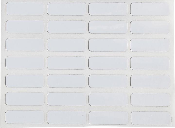 Actual product image Brady B33-1-423, polyester, white, glossy, 19.05 x 6.35 mm, permanent, 4-lane (5000 units) (1.91 cm)