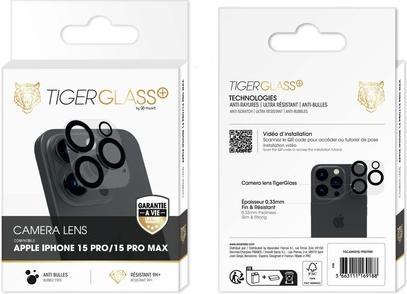 Produktbild Tiger Kamerafolie Stossfest (1 Stk., Apple iPhone 15 Pro, Apple iPhone 15 Pro Max)