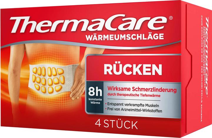 Thermacare Wärmeumschläge bei Rückenschmerzen, 4 St. Pflaster (4x)