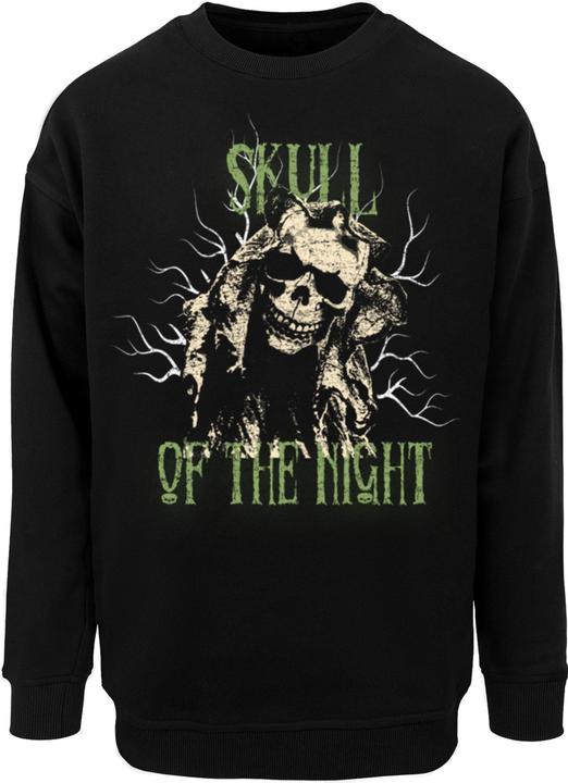 Produktbild Merchcode Halloween - Skull Of The Night V2 Crewneck - 175505 (3XL)