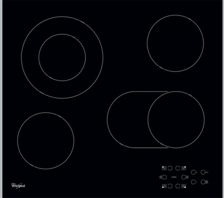 Actual product image Whirlpool AKT8210LX - Ceramic kookplaat