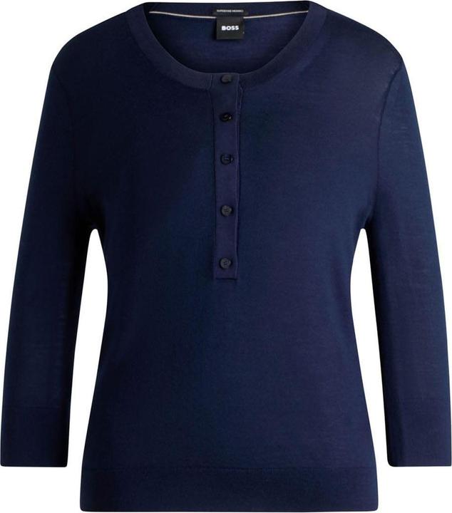 Produktbild BOSS Fiblure Pullover Top HenleyKragen (M)