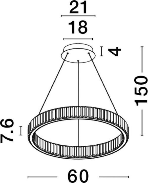 Actual product image Nova Luce Aurelia (4647 lm)