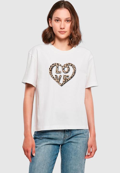 Produktbild Merchcode Ladies Leo Love Everyday Tee - 193469 (4XL)