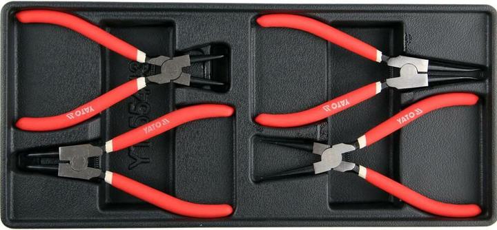 Actual product image Yato pliers SEGERA SET 4 pcs. CABINETS insert 55443 (41 mm)