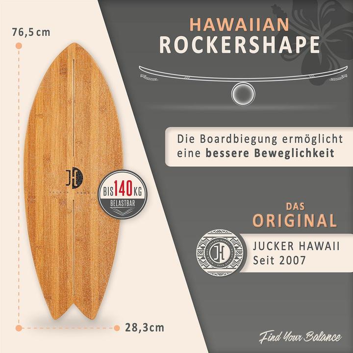 Image du produit Jucker Hawaii Balance Board mit Rocker Shape