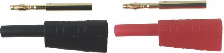 RS PRO 2mm Bananenstecker Schwarz, Rot, 30 V ac, 60 V dc / 10A