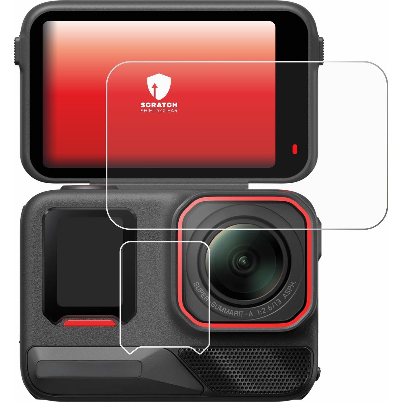 Thumbnail - upscreen Schutzfolie Displayschutz Displayschutzfolie Folie Klar Transparent, Action Cam Zubehör, Transparent