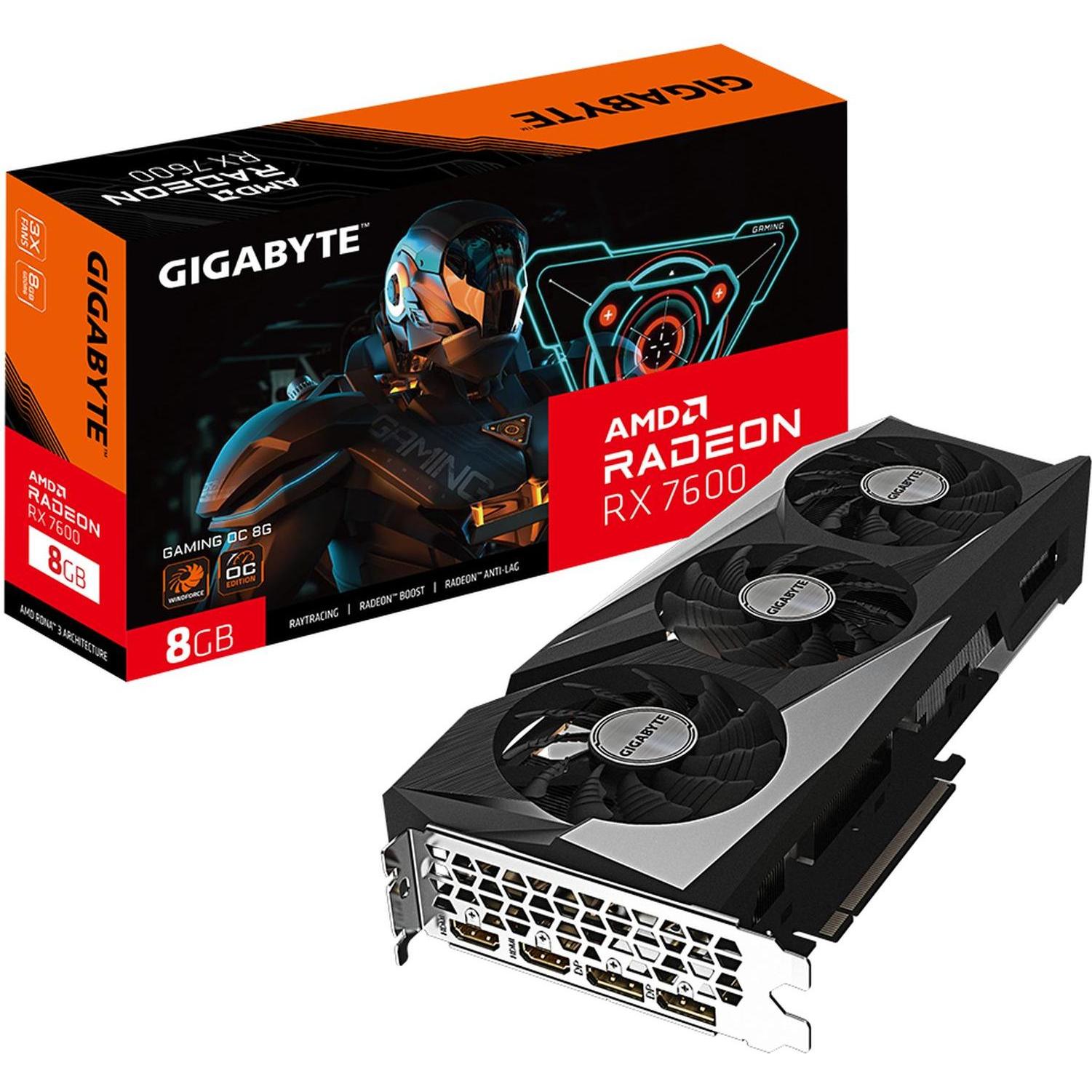 Gigabyte Radeon RX 7600 GAMING OC (8 GB), Grafikkarte