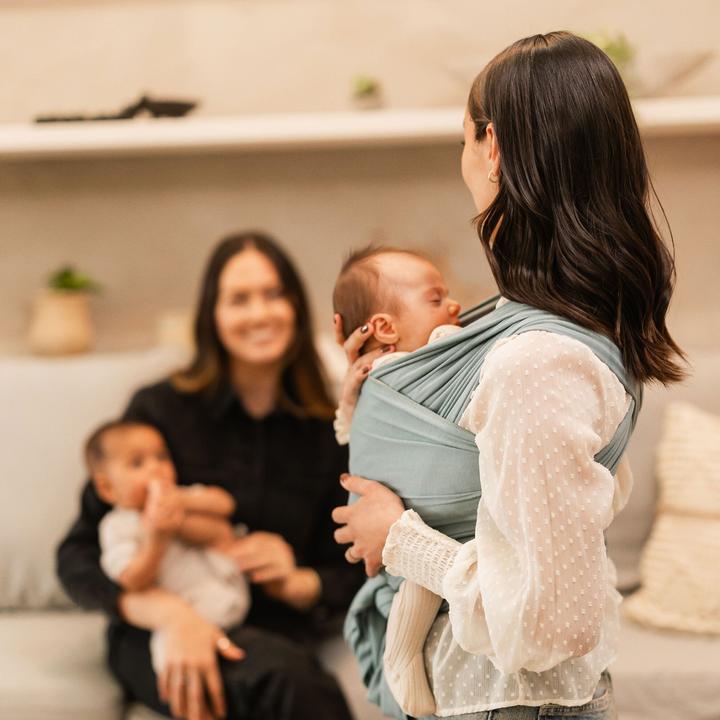 Actual product image Moby Wrap Evolution sling, Sea Glass