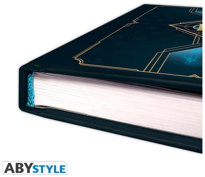 Image du produit ABYstyle LEAGUE OF LEGENDS Carnet de notes - Logo Hexteck (A5, À rayures, Couverture rigide)