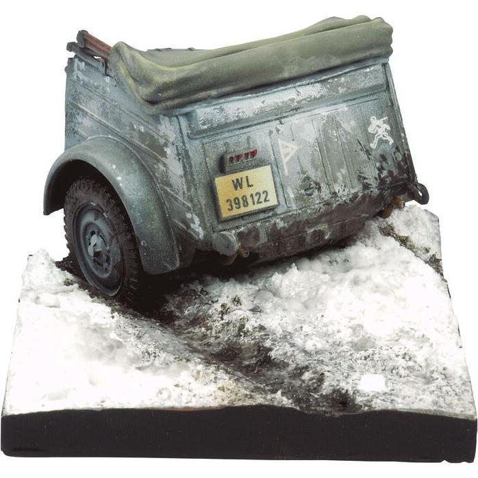 Wittmax Scenics Diorama Bases Kubelwagen Rear 5,5x5,5x4cm