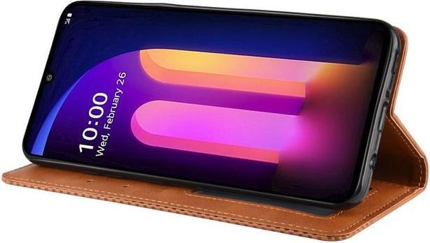 Produktbild MU Classic Retro Leder Bookcover Series (LG V60 ThinQ 5G)