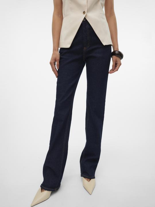 Actual product image Vero Moda VMTESSA Hohe Taille Gerade geschnitten Jeans Weit geschnitten (W33/L34)