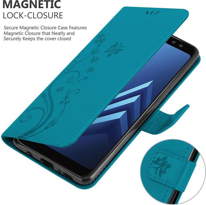 Image du produit Cadorabo Pochette Flower Book (Samsung Galaxy A8 (2018))