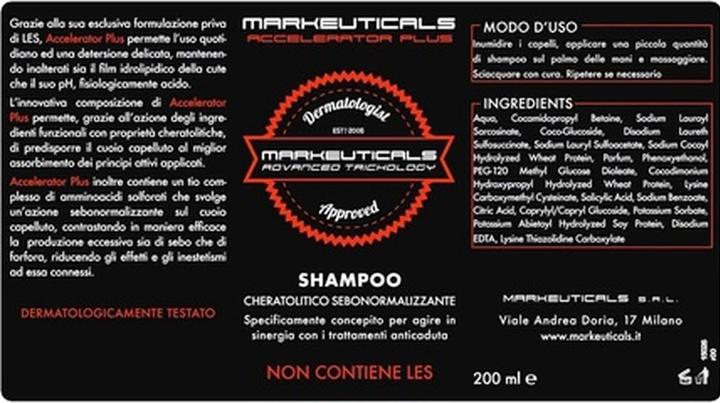 Immagine prodotto Markeuticals Acceler Plus 200ml (Shampoo liquido, 200 ml)