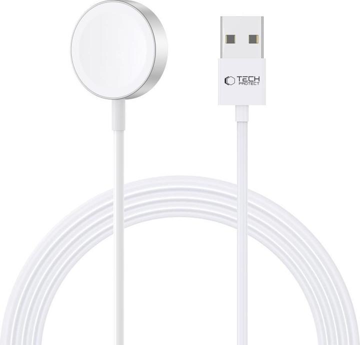Actual product image Tech-Protect Ultraboost Magnetic Charging Cable 120cm Apple Watch White