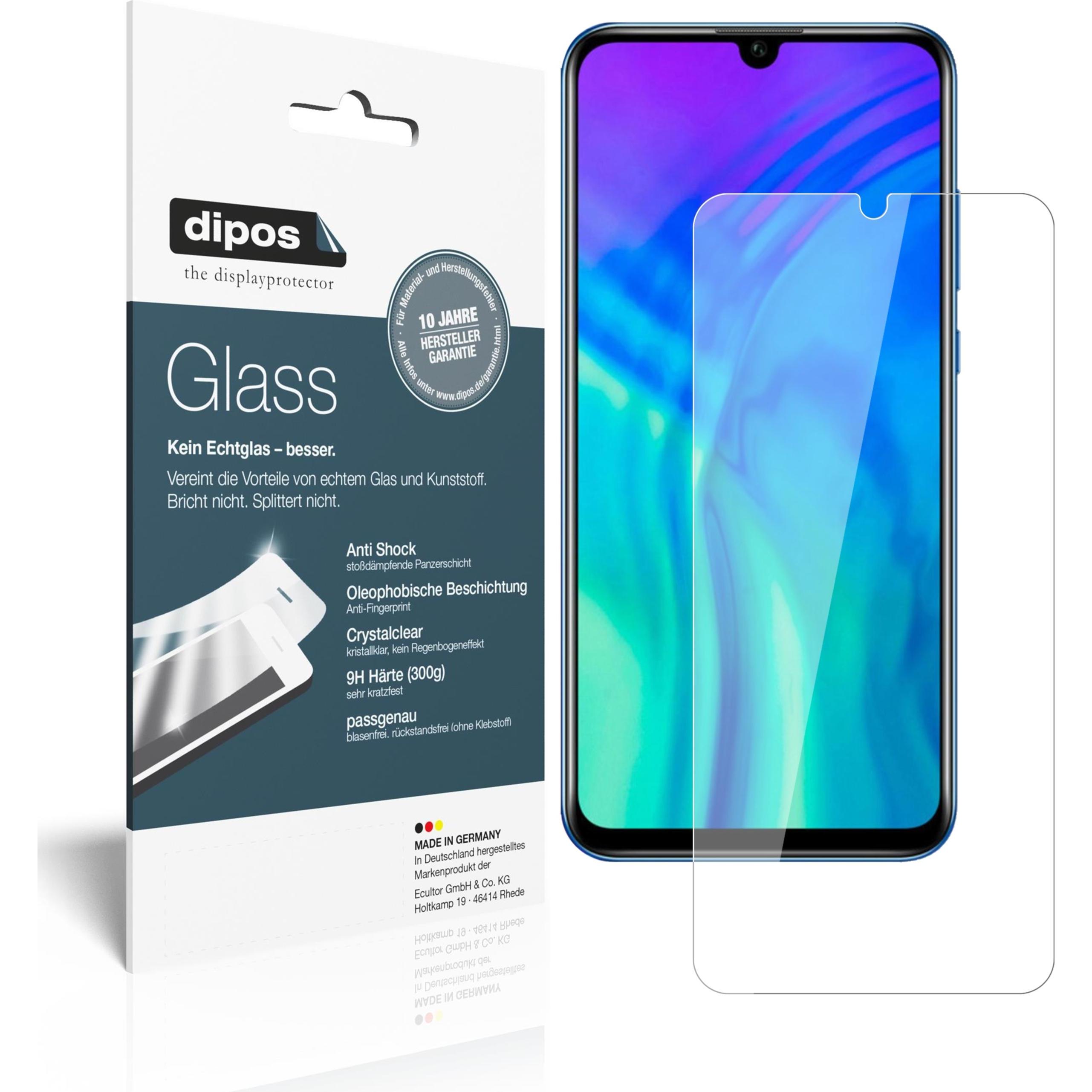 Dipos Displayschutz Anti-Shock (2 Stück, Honor 20i), Smartphone Schutzfolie, Transparent