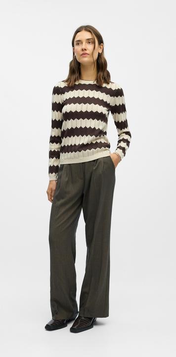 Actual product image Object Gestreifter Strickpullover (M)