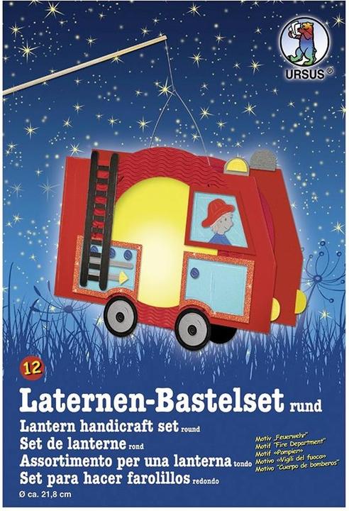 Actual product image Ursus Lantern-Bastelset fire brigade