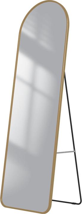 Produktbild Emke Bogen Standspiegel mit Rahmen aus Aluminium, 45*147cm, Gold (45 x 147 cm)