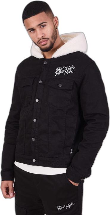 Actual product image Project X Paris Denim jacket with shearling hood (S)