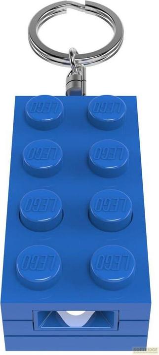 Actual product image LEGO Brick 2x4 Blue Keylight