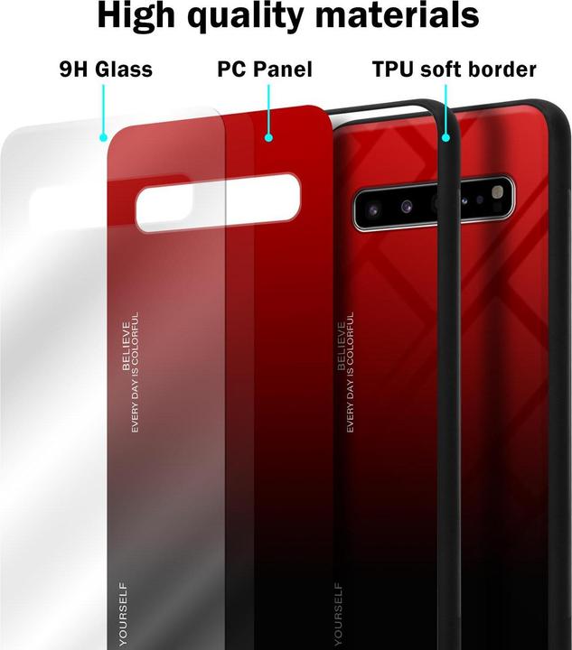 Produktbild Cadorabo TPU 2 Farben Glas Cover (Samsung Galaxy S10 5G)