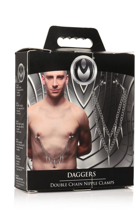 Produktbild Master Series Daggers - Double Chain Nipple Clamps