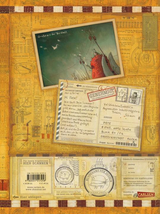Produktbild Die Fundsache (Deutsch, Eike Schönfeld, Shaun Tan, 2009)
