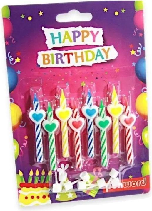 Penword Birthday candles 8 pcs (8 x)