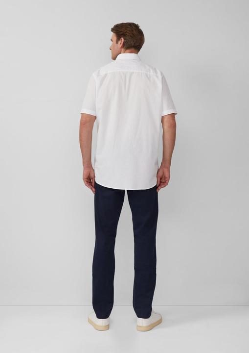 Actual product image S.Oliver Hemd Kurzarmhemd mit Waschung und gewebtem Tape (XXL)