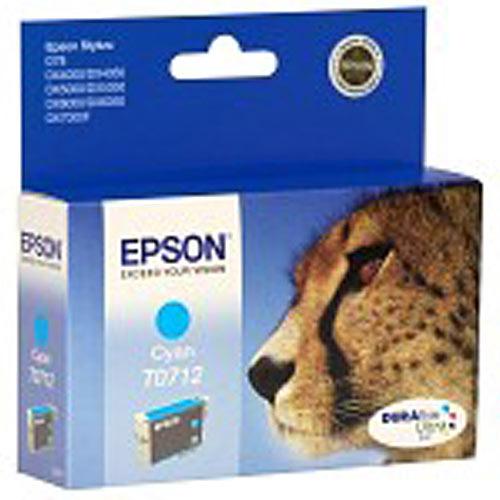 Produktbild Epson T0712 - 5.5 ml - Cyan - Original - Blisterverpackung (C)