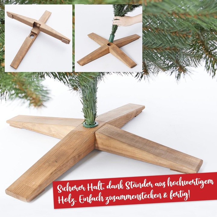 Image du produit Jamb Sapin de Noël 220cm FSC Neige (220 cm)