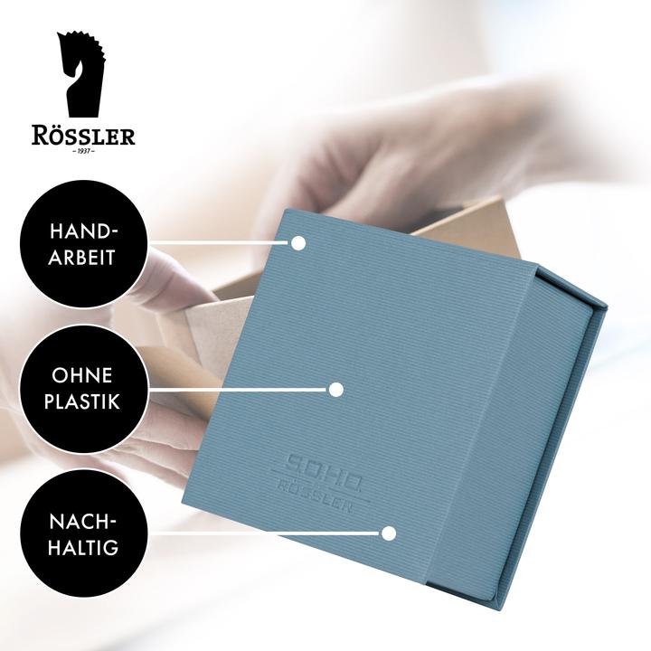 Produktbild Rössler Notizzettel-Dispenser S.O.H.O. 11 x 4.6 x 11 cm, Denim